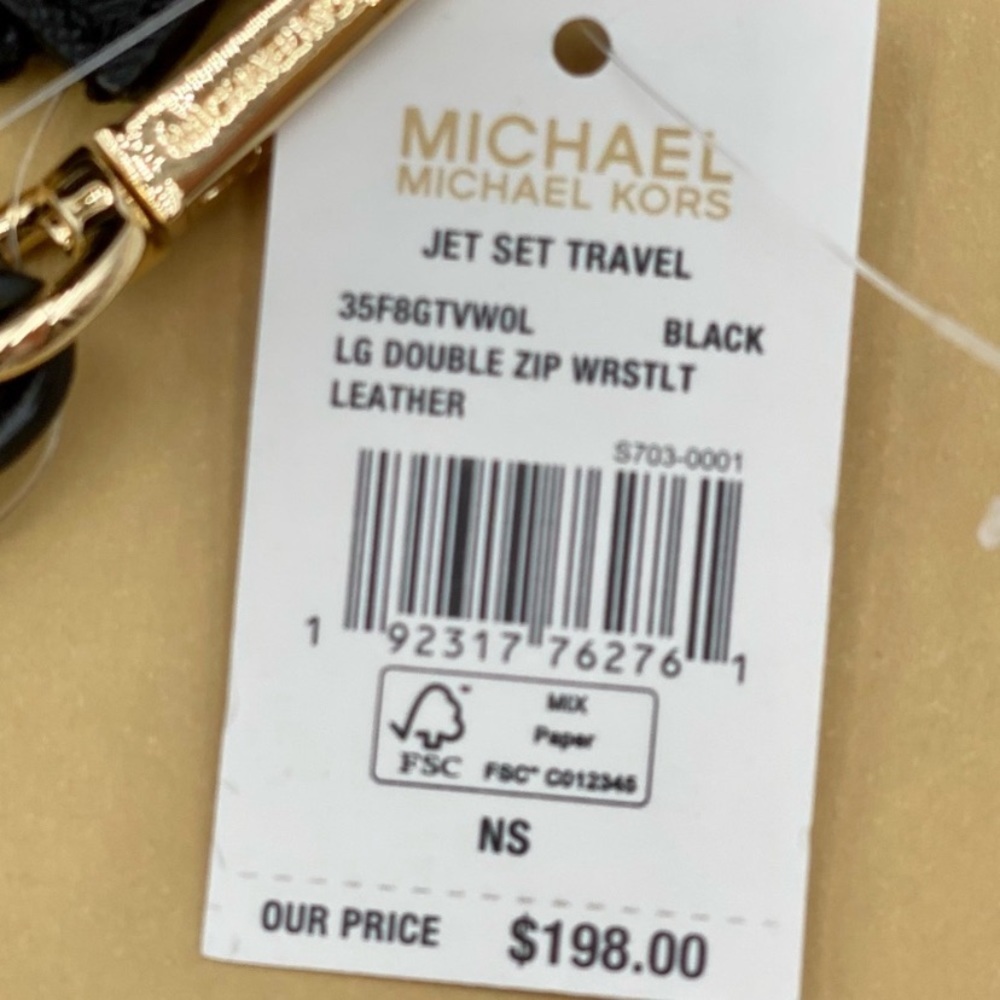 Michael Kors Wallet Wristlet Black - Picture 8 of 10